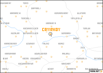 map of Çayırköy