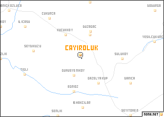 map of Çayıroluk