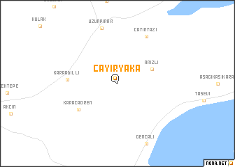 map of Çayıryaka