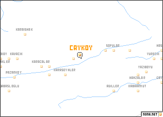 map of Çayköy