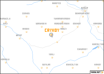 map of Çayköy