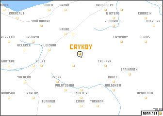 map of Çayköy