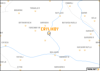 map of Çaylıköy