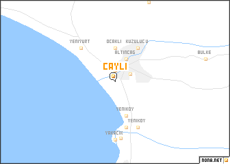 map of Caylı