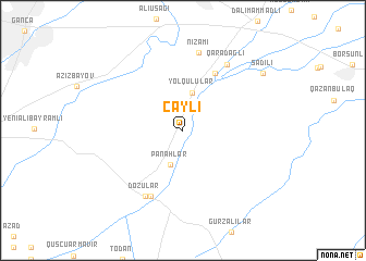 map of Çaylı