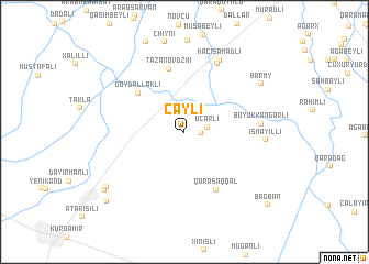 map of Cǝyli