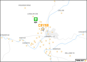 map of Cayma