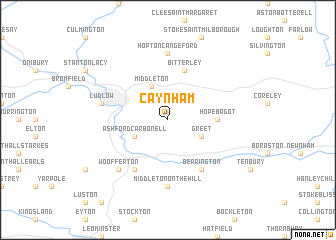 map of Caynham