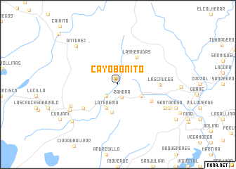 map of Cayo Bonito