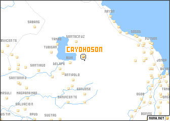 map of Cayohoson