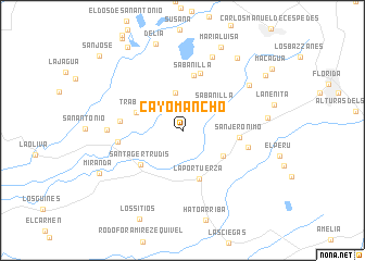 map of Cayo Mancho
