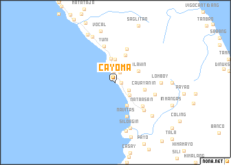 map of Cayoma