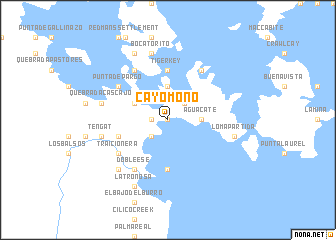 map of Cayo Mono