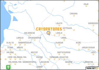 map of Cayo Ratones