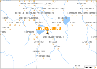 map of Cayo Redondo