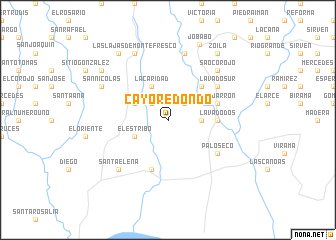 map of Cayo Redondo