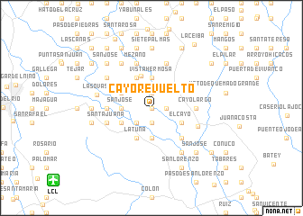 map of Cayo Revuelto