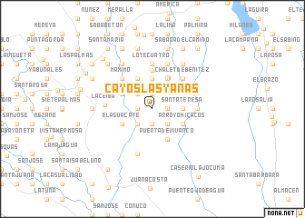 map of Cayos las Yanas