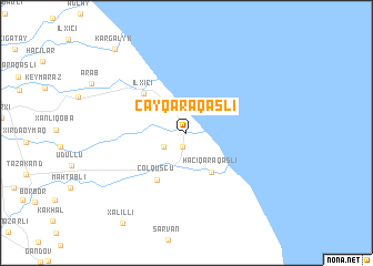 map of Çay Qaraqaşlı