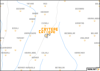map of Çaytepe