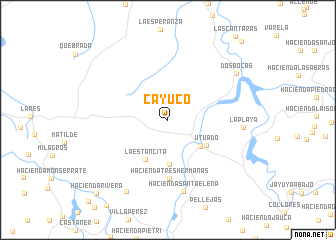map of Cayuco