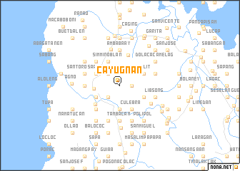 map of Cayugnan