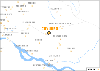 map of Cayumba