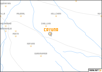 map of Cayuna