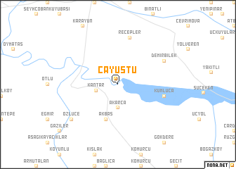 map of Çayüstü