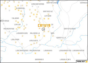 map of Cayuya