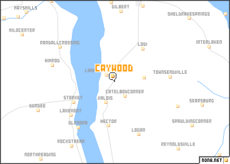 map of Caywood