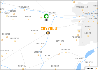 map of Çayyolu