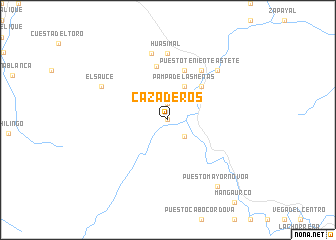 map of Cazaderos