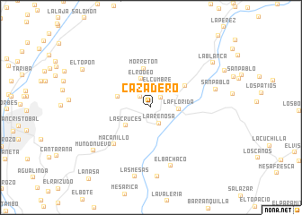 map of Cazadero