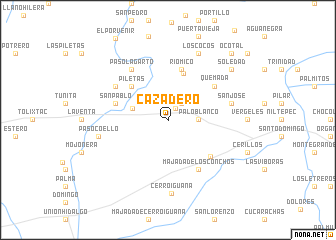 map of Cazadero