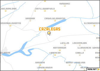 map of Cazalegas