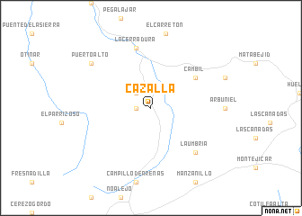 map of Cazalla