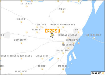 map of Cazasu