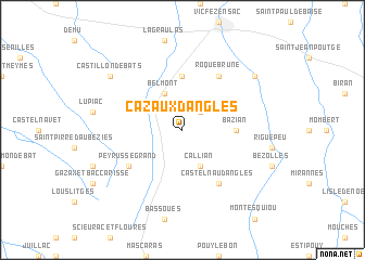 map of Cazaux-dʼAnglès