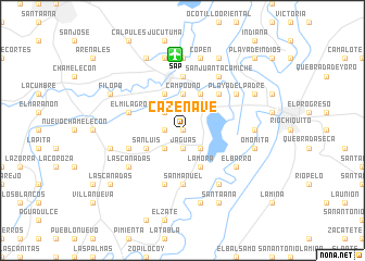 map of Cazenave