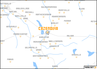 map of Cazenovia