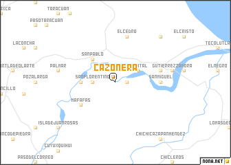 map of Cazonera