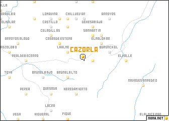 map of Cazorla