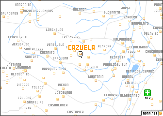 map of Cazuela