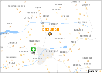 map of Cazundo