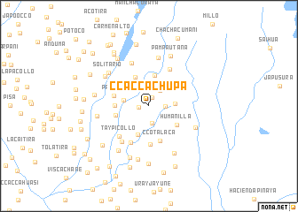 map of Ccaccachupa