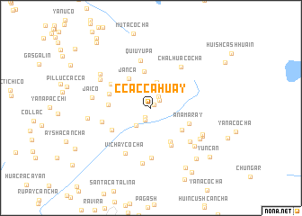 map of Ccaccahuay