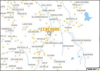 map of Ccachone