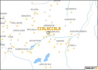 map of Ccalaccala