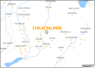 map of Ccalachulpane